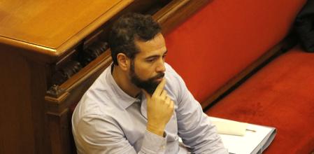 L'acusat pel crim de la Guàrdia Urbana, Albert López, durant la sessió del judici del 10 de març de 2020 (horitzontal)