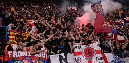 La afición del Barça desplazada a París