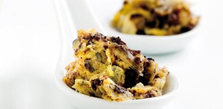 La receta más sabrosa de revuelto de butifarra negra con ajos tiernos