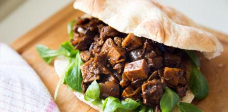 Prepara un sabroso bocadillo de berenjenas en media hora