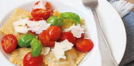 Aprende a preparar estos deliciosos raviolis de berenjena y ricota