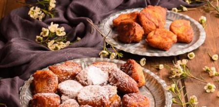 Buñuelos de harina de garbanzo, un postre dulce perfecto para navidad