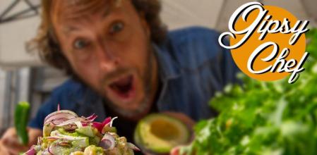 La receta más original de aguachile verde de salmón de Gipsy Chef