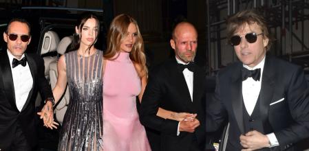 Despliegue de famosos en el cumpleaños de Victoria Beckham