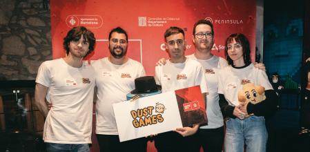 El equipo de Dust Games, integrado por alumnos y exalumnos del TecnoCampus