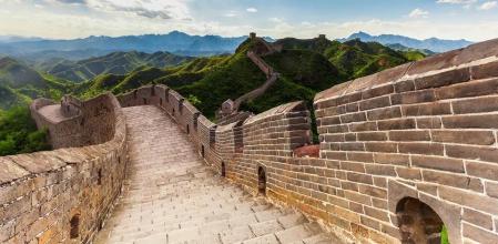 Gran Muralla en China.