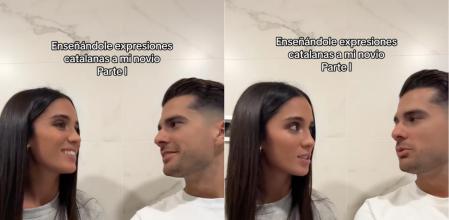 Claudia Martínez enseña expresiones catalanas a Mario González y este queda anonadado por sus significados: “No tiene sentido”