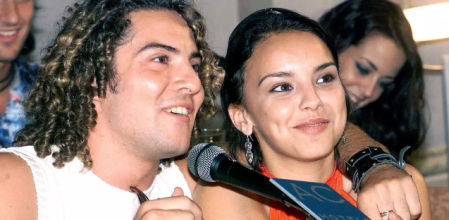 David Bisbal y Chenoa de jóvenes&nbsp;