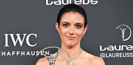 Aitana Bonmatí en la alfombra roja de los premios Laureus