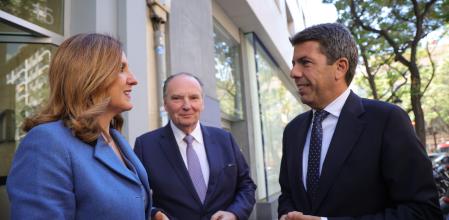 María José Catalá, José Vicente Morata y Carlos Mazón, ayer en València