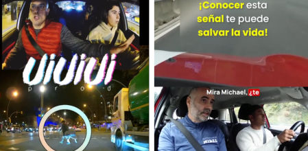 Autoescuela Positiva de Barcelona, con Alex Requena (izq.), y Autoescuelas Mikel en Bilbao, con Michel Álvarez (der.), cuentan con una gran visibilidad en las redes sociales