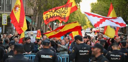 Manifestación de contrarios a Pedro Sanchez