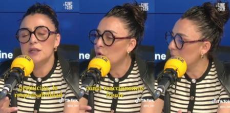 Candela Peña en una entrevista