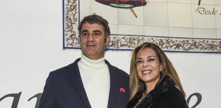 Jesulín de Ubrique y María José Campanario, fans incondicionales de Marc Márquez en el circuito de Jerez