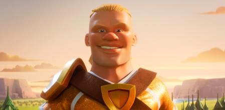 El futbolista Erling Haaland ya tiene su propio personaje en el juego para móviles 'Clash of Clans'