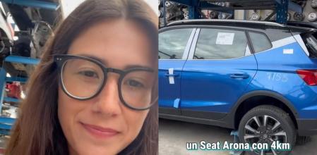 Paula ha mostrado el vehículo en su cuenta de TikTok.