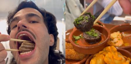 Peldanyos ha mostrado el buffet en su perfil de TikTok.
