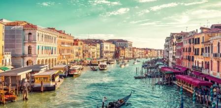 El Gran Canal de Venecia.