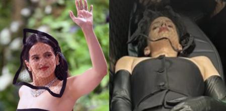 A Rosalía le da un 'jari' camino a la Gala Met