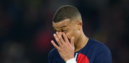 Kylian Mbappé, el martes, en el Parque de los Príncipes