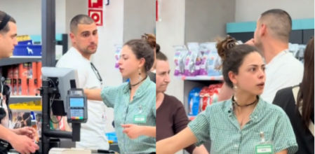 La cajera del Mercadona, protagonista involuntaria