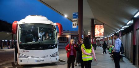 Estación de autobuses de Fabra i Puig, en la Meridiana&nbsp;