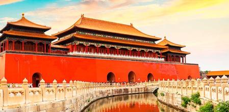 Imagen de un templo en Pekín.