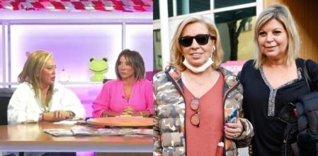 Belén Esteban y María Patiño en 'Ni que fuerámos Shh' y las hermanas Campos