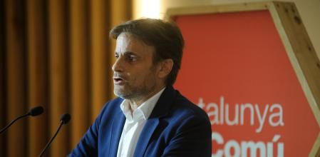 El presidente de Unidas Podemos en el Congreso de los Diputados, Jaume Asens, interviene en el Consell Nacional de Catalunya en Comú, en la sede del partido, a 10 de junio de 2023, en Barcelona, Cataluña (España). Podemos firmó ayer, in extremis, la coalición que impulsa Sumar para concurrir a las elecciones generales del 23J, a pesar del 