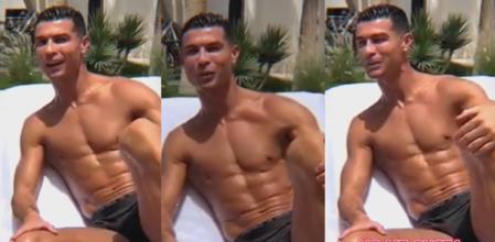 Cristiano Ronaldo en una entrevista