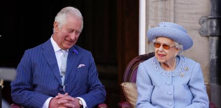 Prince of Wales and Queen Elizabeth II attending the Queen's Body Guard for Scotland (also known as the Royal Company of Archers) Reddendo Parade in , Edinburgh. Picture date: Thursday June 30, 2022.