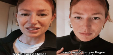 A pesar de tener una gran cantidad de trabajo no pierde la sonrisa