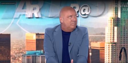 Alfonso Arús en el plató de 'Aruseros'.