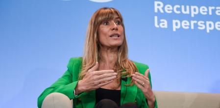 La directora de la cátedra extraordinaria de Transformación Social Competitiva de la UCM y responsable del grupo de Transformación Social en Women Action Sustainability (WAS), Begoña Gómez, participa en la tercera jornada de las Jornadas de Sostenibilidad de Grupo Red Eléctrica sobre Aspectos Sociales en el Museo Reina Sofía, a 22 de octubre de 2021, en Madrid, (España). Con las Jornadas de Sostenibilidad 2021, desde el Grupo Red Eléctrica, quieren impulsar la acción desde una visión conjunta, compartida y en alianza, reflexionando de forma colectiva en un foro de debate que contribuya a crear un futuro sostenible.