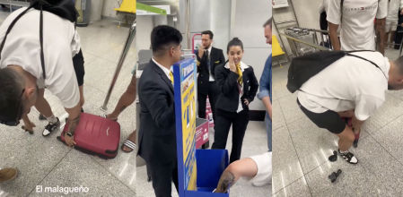 Un malagueño rompe las ruedas de su maleta para no pagar 70 euros por facturarla en Ryanair