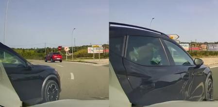 Así ha sido el choque entre dos vehículos.