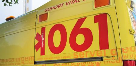 Imagen de recurso de una ambulancia del SAMU 061