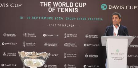 Mazón ha hecho declaraciones sobre Camps en la presentación de la Davis en València