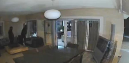 Las imágenes captadas por la cámara de seguridad