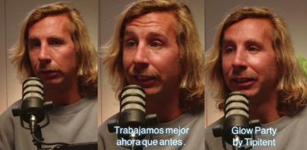 Luis Antón en un podcast