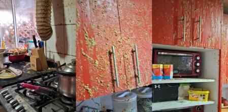 Así quedó el hogar tras la explosión de la olla express&nbsp;