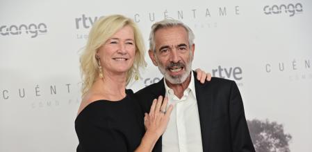 Actors Imanol Arias and Ana Duato during the presentation of the last chapter of the series 