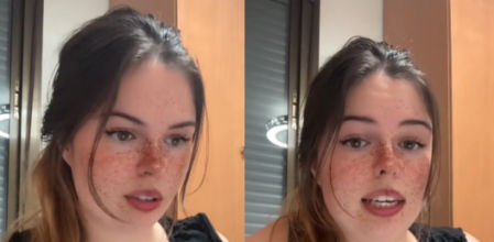 La joven expone su situación