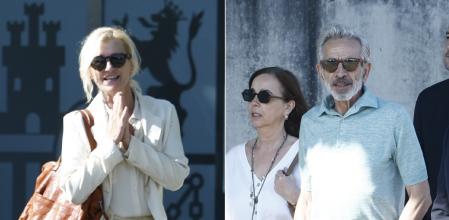 Ana Duato e Imanol Arias, a su llegada a la Audiencia Nacional.