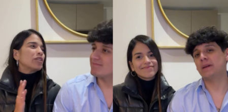 La pareja explica la manera que tienen de concebir su amor