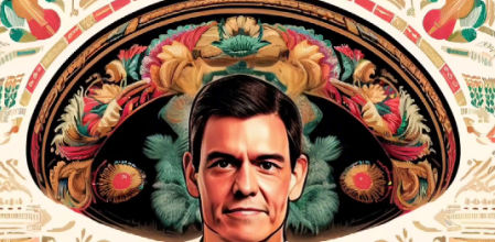 La portada de la canción creada por IA