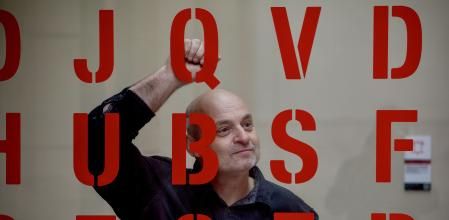 Michel Desmurget en la sede de la Fundació Bofill durante su reciente visita a Barcelona