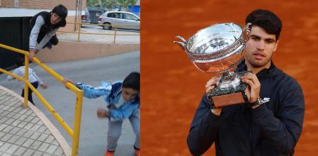 Los usuarios han rescatado las publicaciones del tenista cuando era adolescente