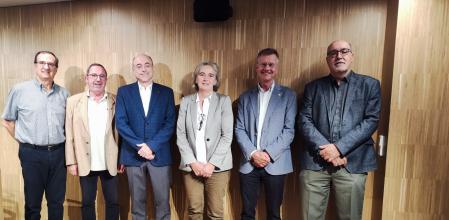 Miembros integrantes del Observatori del Campus de la Salut, que se creó en abril de 2022 para hacer un seguimiento del proyecto.