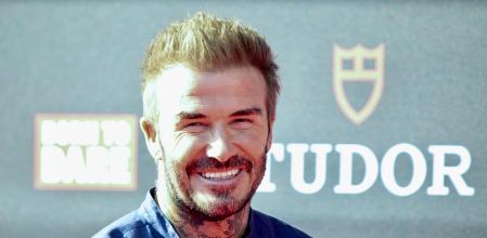 David Beckham, hace un año en Barcelona cuando viajó como imagen de la firma de relojes Tudor con motivo de la Copa del América de vela